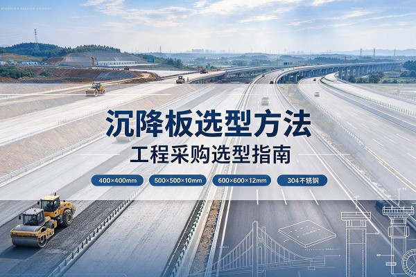 友好沉降板选择方法