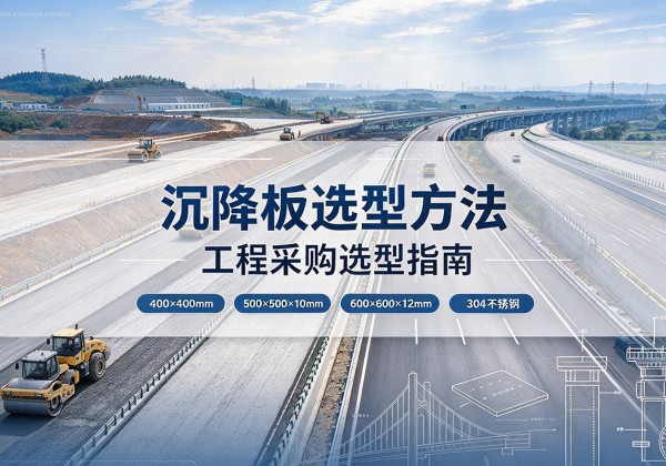 友好沉降板选择方法